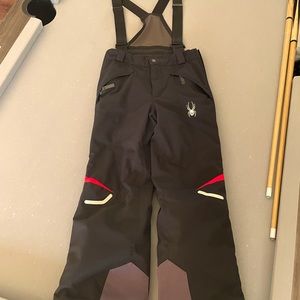 Boys size 10 spider bib overall snow pants.